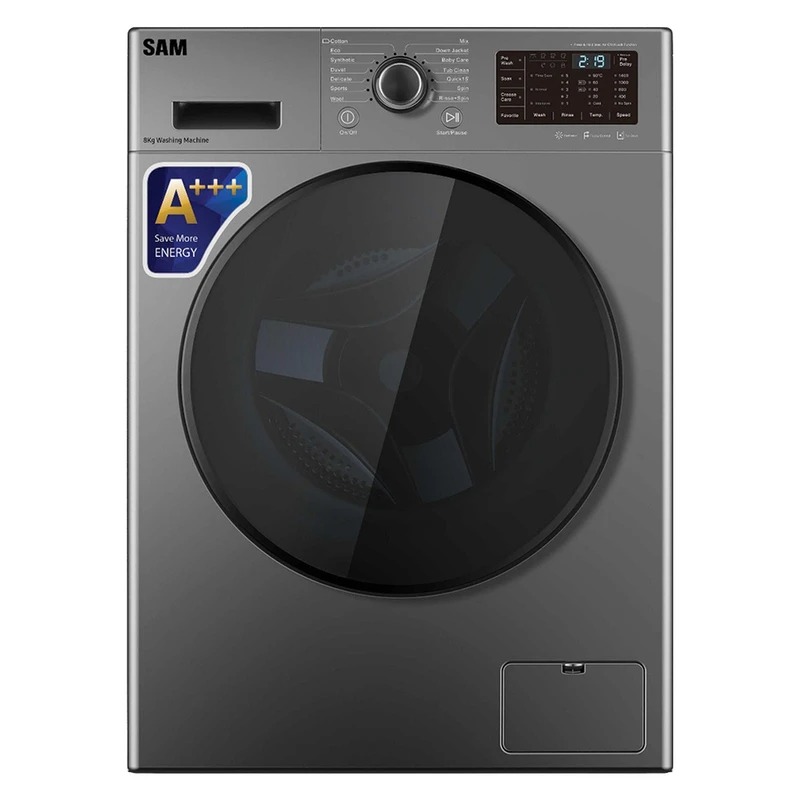 ماشین لباسشویی سام مدل BL-Q1465 ظرفیت 8 کیلوگرم